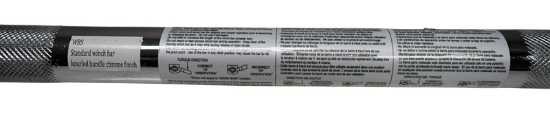 Combination Winch Bar - Nozzle End