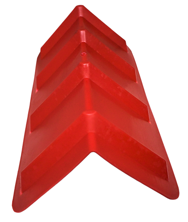 Vee-Shaped Corner Edge Protector 24” x 8” x 8” - Red