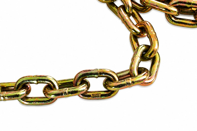 3/8'' x 20' G70 Chain with Grab Hooks