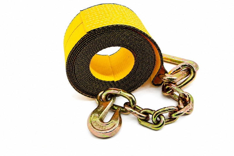 4” x 30’ Winch Strap w/Chain