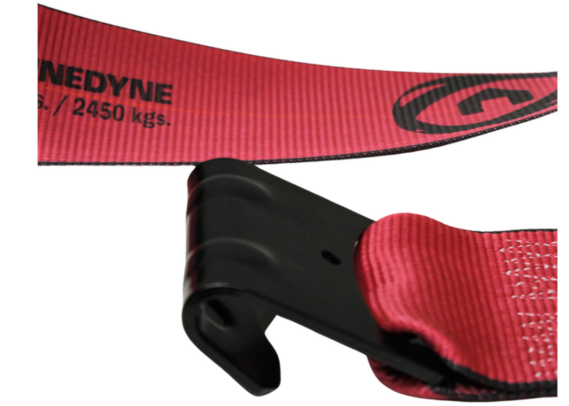 Kinedyne 4'' x 30' Red Winch Strap w/Flat Hook